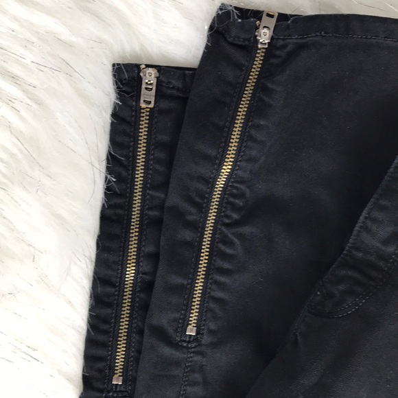 GAP ankle zip black jeggings size 28 - Picture 3 of 7